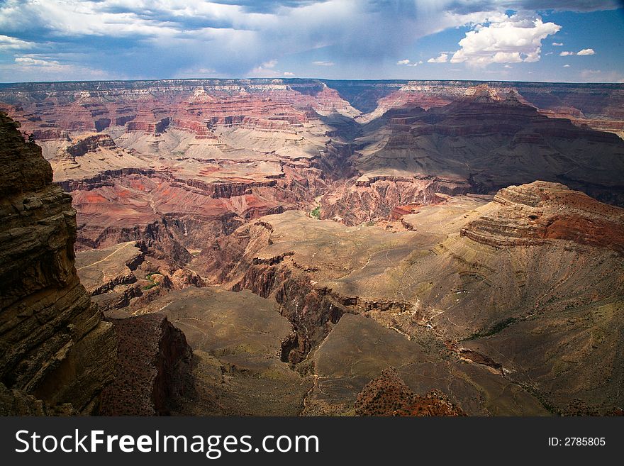 Clouds over Grand Canyon