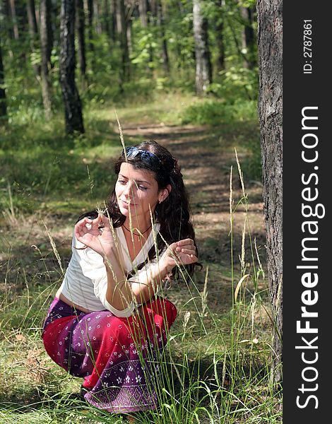 Woman at park