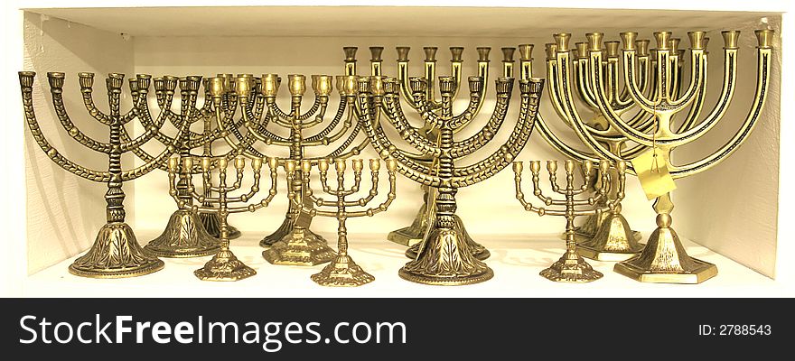 Jewish Chandelier Menorah