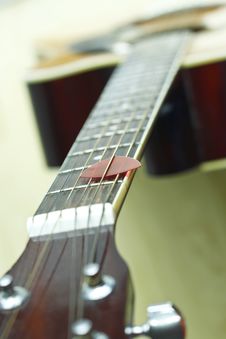 Guitar Pick On The Fingerboard Royalty Free Stock Image Guitar Pick On The Fingerboard Royalty Free Stock Image