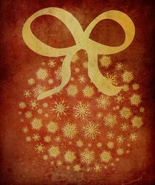 Grunge Snowflakes Ball Stock Photo Grunge Snowflakes Ball Stock Photo