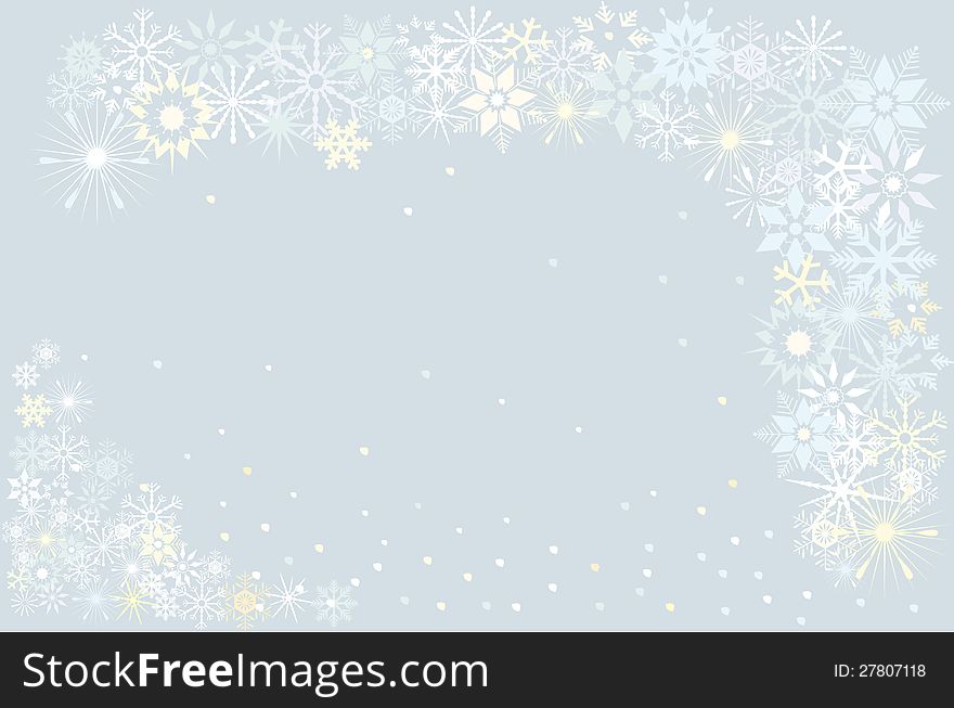 Background With Snowflakes