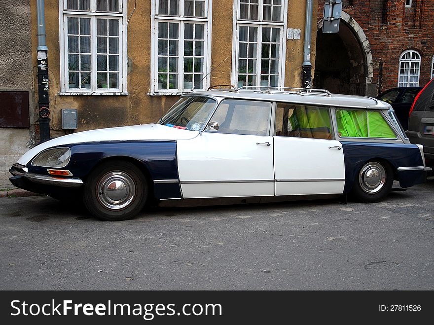 Vintage car on the street