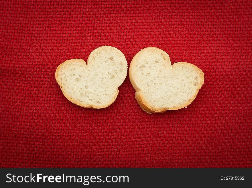 Bread In The Shape Of Hearts