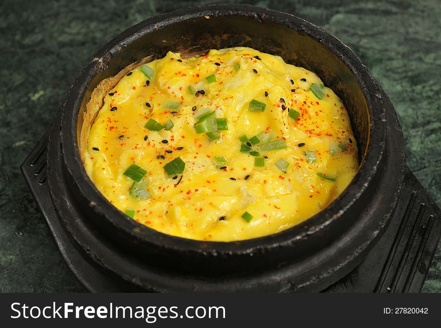 Korean potato cake ，taken in china