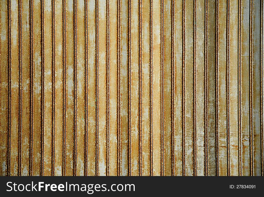 Image of a rusty textured wall of metal.