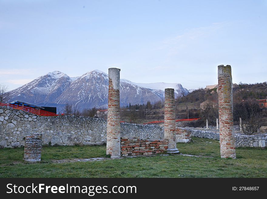 Ruins of Alba Fucens - Aquila - Italy