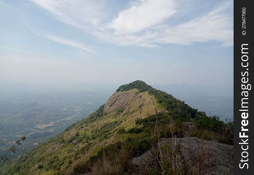 Alagalla mountain top of Sri Lanka skyline view