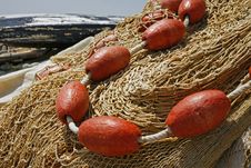 Fishing Nets On The Waterfront After Fishing Day Royalty Free Stock Image Fishing Nets On The Waterfront After Fishing Day Royalty Free Stock Image