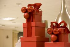 Christmas Gift Boxes Royalty Free Stock Photos Christmas Gift Boxes Royalty Free Stock Photos
