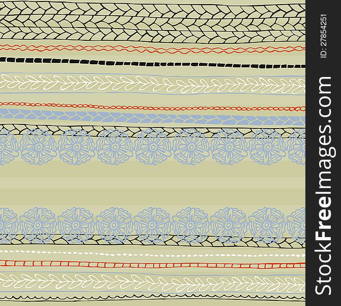 Pastel textile background with horizontal stripes and lines. Pastel textile background with horizontal stripes and lines