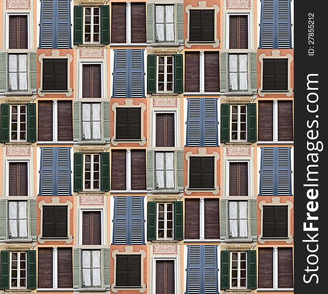 Colored windows of different styles and architecture. Colored windows of different styles and architecture