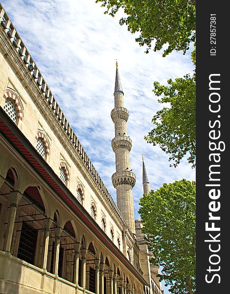 Minaret of the Blue mosque