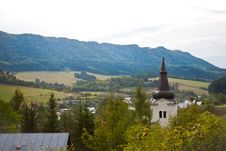 Rural Church Tower Royalty Free Stock Photography Rural Church Tower Royalty Free Stock Photography