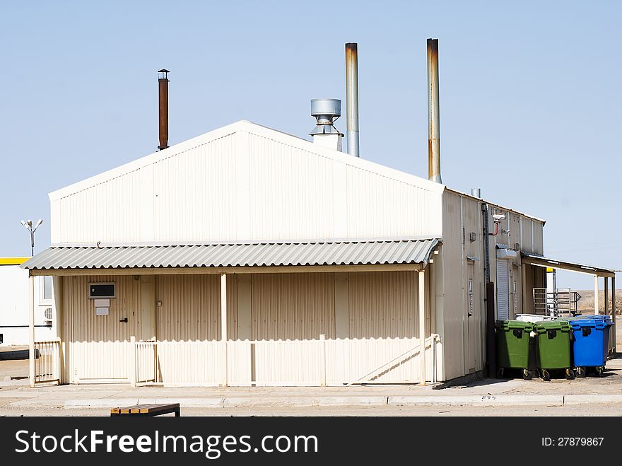 Modern Boiler House On Factory