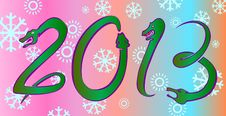 Snake 2013 Abstract Royalty Free Stock Image Snake 2013 Abstract Royalty Free Stock Image