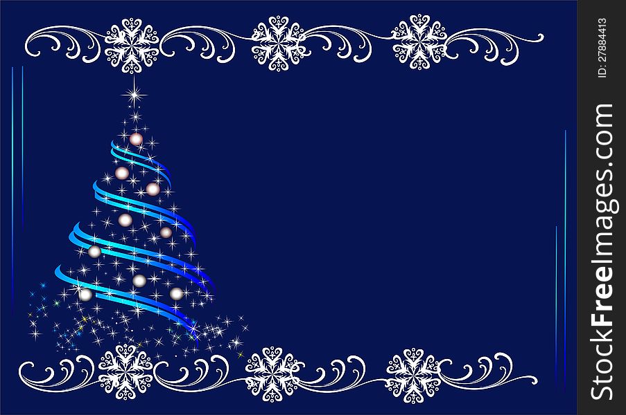 Christmas decoration with the Christmas tree