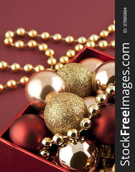 Christmas Color Balls And Beads