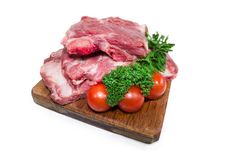 Uncooked Meat Royalty Free Stock Photography Uncooked Meat Royalty Free Stock Photography
