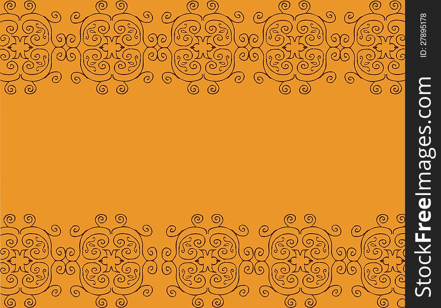 Abstract repeating  pattern on the brown background. Abstract repeating  pattern on the brown background