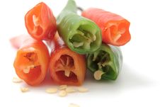Pepper Isolated In White Backg Royalty Free Stock Photos Pepper Isolated In White Backg Royalty Free Stock Photos