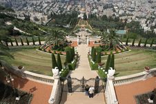 View Over Bahai Gardens Stock Image View Over Bahai Gardens Stock Image