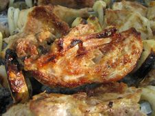 Chicken Shashlik Royalty Free Stock Image