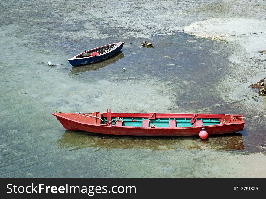 Colorful Boats In The Water