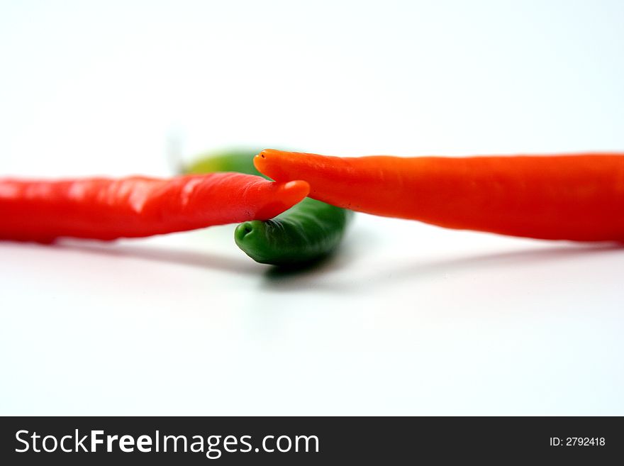 Pepper Isolated In White Backg