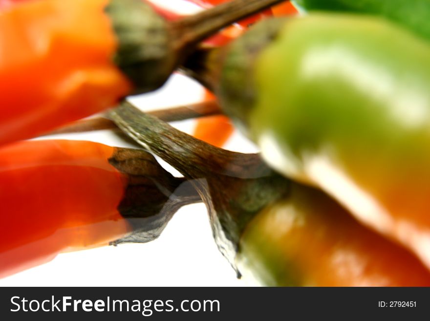 Pepper Isolated In White Backg