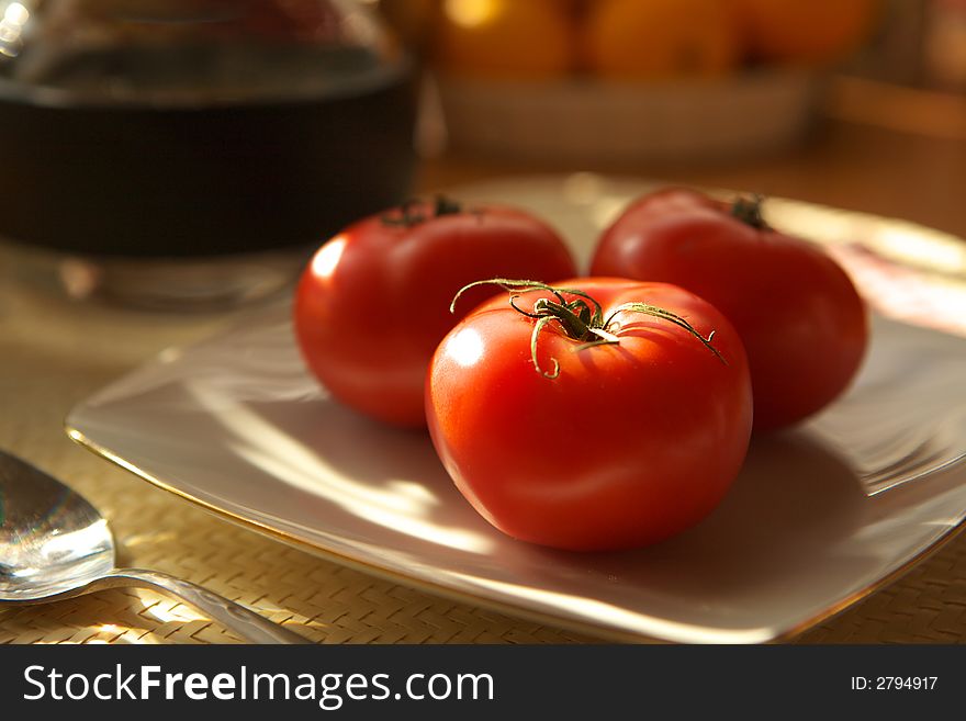 Fresh red tomatoes background texture. Fresh red tomatoes background texture