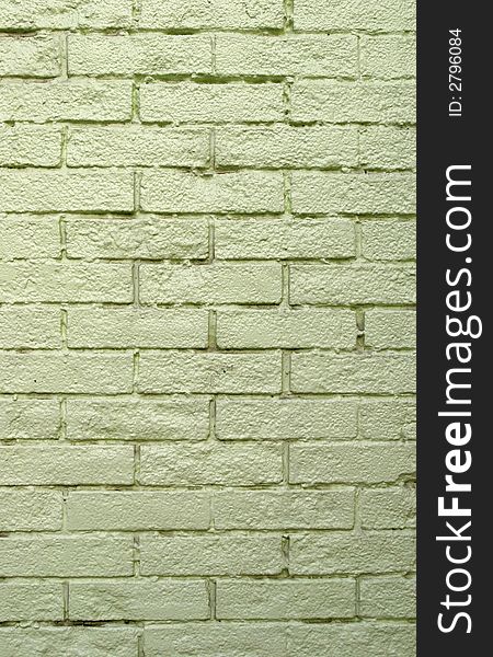 A grey brick wall useful for backgrounds. A grey brick wall useful for backgrounds