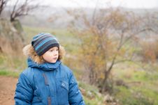 Young Boy Enjoying The View Stock Image Young Boy Enjoying The View Stock Image