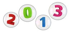 2013 In Bubbles Stock Photo 2013 In Bubbles Stock Photo