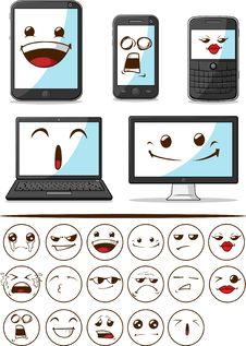 Gadget With Funny Expression Stock Photo Gadget With Funny Expression Stock Photo