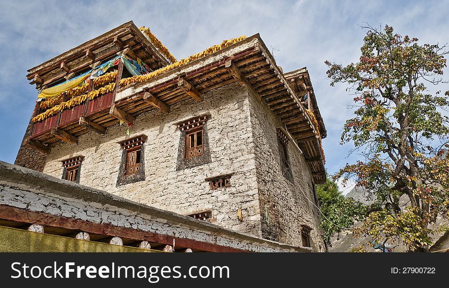 A tibetan folk house