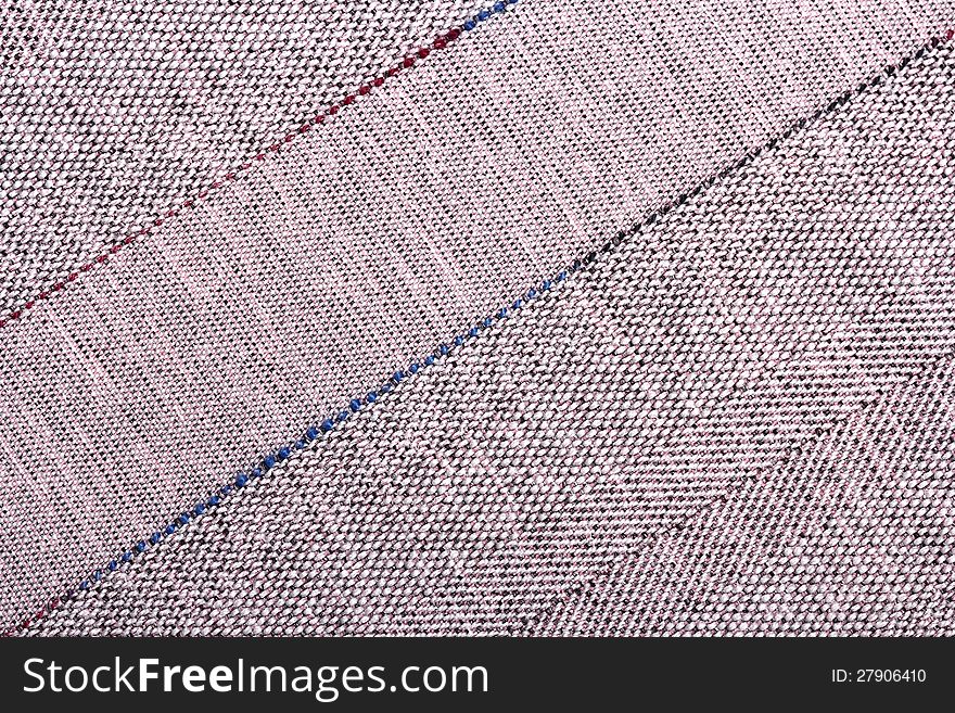 Striped fabric texture