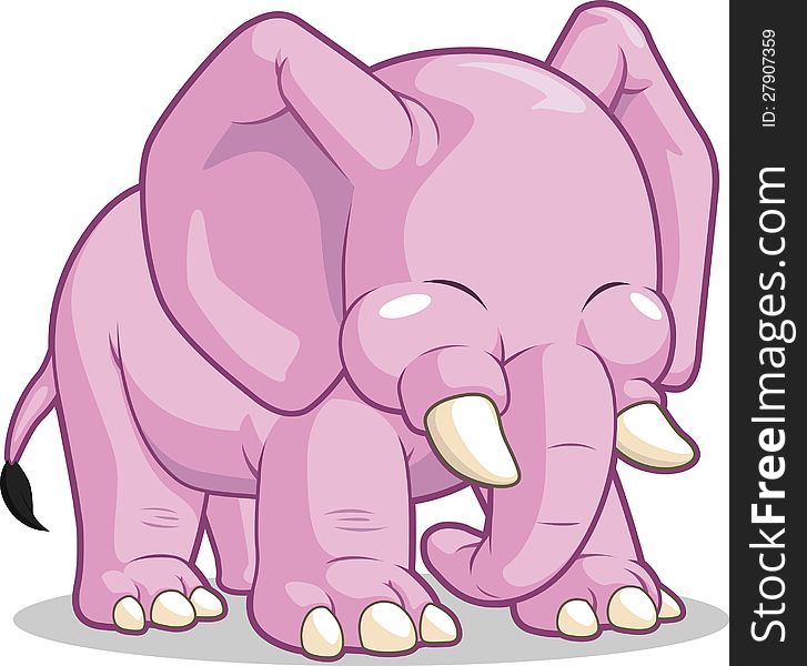 A vector image of a cute cartoon elephant standing. Drawn in cartoon style, this vector is very good for design that needs animal element in cute, funny, colorful and cheerful style. Available as a Vector in EPS8 format that can be scaled to any size without loss of quality. Elements could be separated for further editing, color could be easily changed. A vector image of a cute cartoon elephant standing. Drawn in cartoon style, this vector is very good for design that needs animal element in cute, funny, colorful and cheerful style. Available as a Vector in EPS8 format that can be scaled to any size without loss of quality. Elements could be separated for further editing, color could be easily changed.