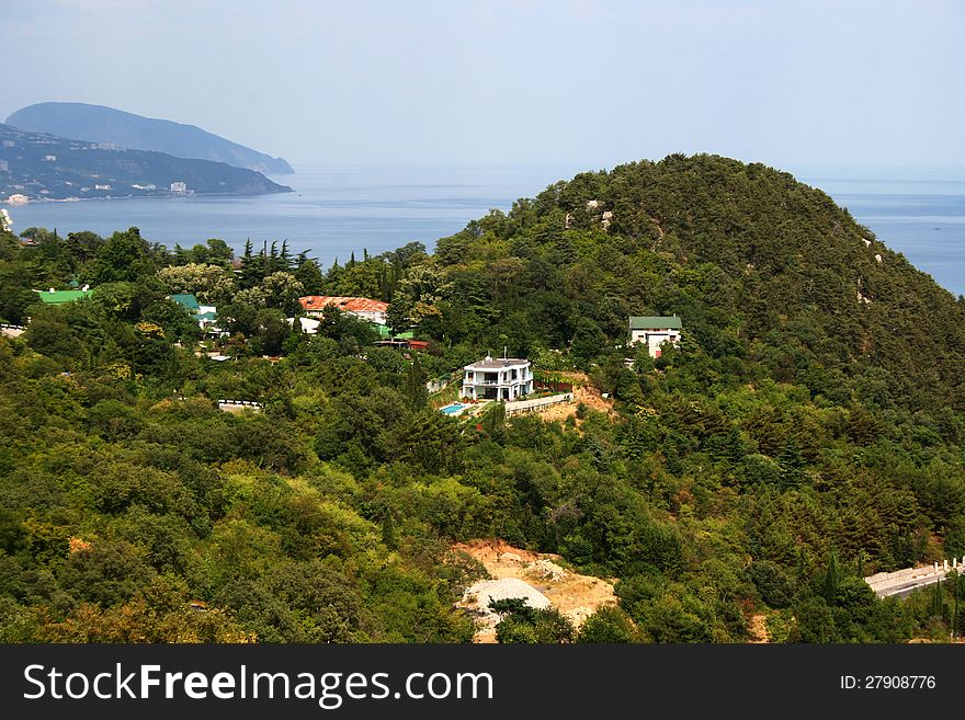 View on crimean coast near Foros. View on crimean coast near Foros