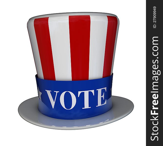 Vote Uncle Sam Hat