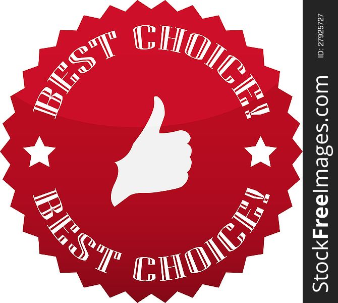 Best Choice Sticker