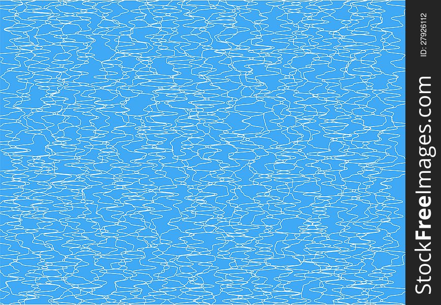 Scribble Blue Background