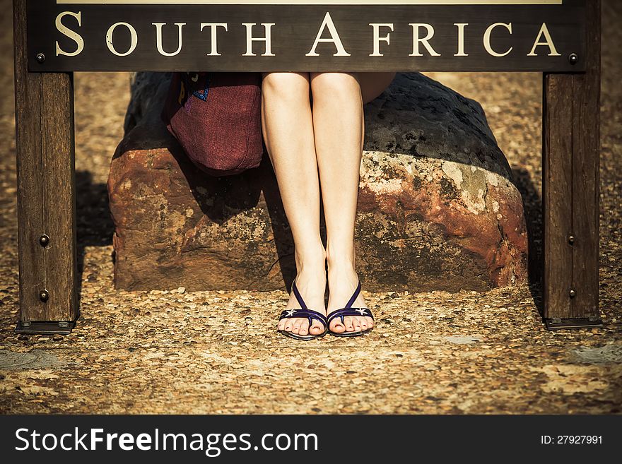 Legs of a visiter to South Africa. Legs of a visiter to South Africa.