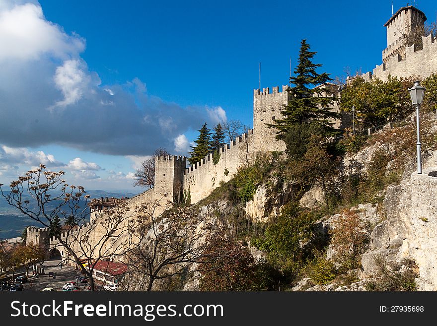 Castle In San Marino