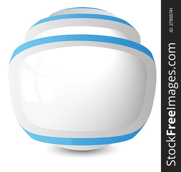 Abstract sphere with shadow illustration eps 8. Abstract sphere with shadow illustration eps 8