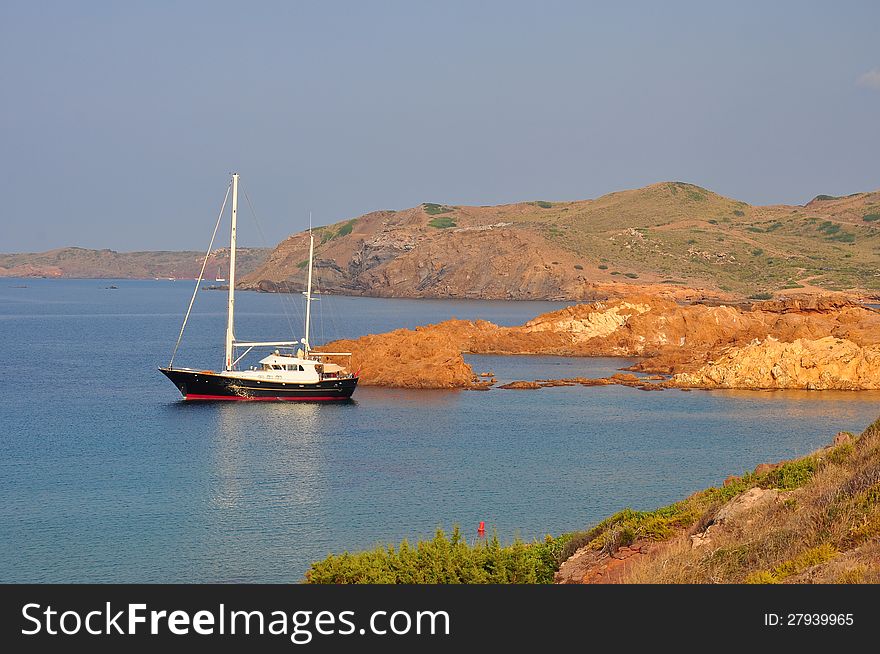 Beautiful beach in Menorca, Spain. Beautiful beach in Menorca, Spain