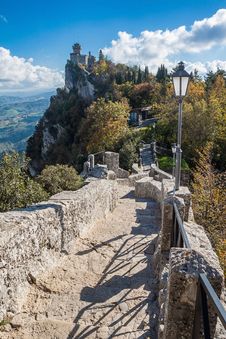 San Marino Castle Royalty Free Stock Image