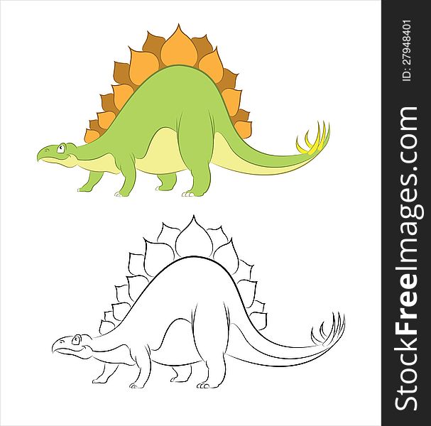 This is image of Stegosaurus