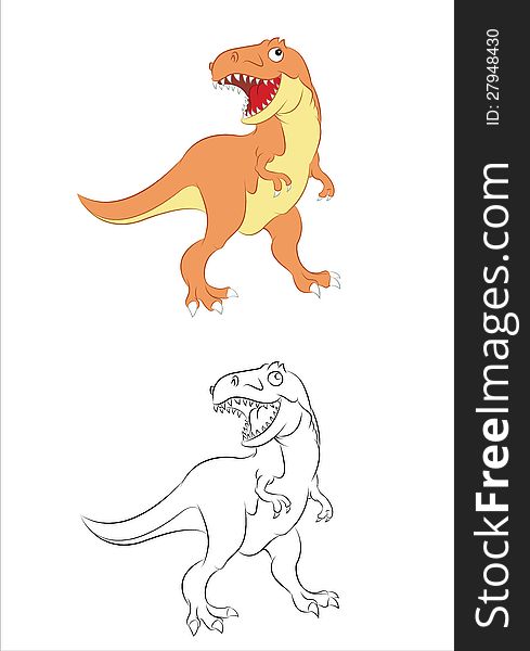 This is image of funny Tyrannosaurus