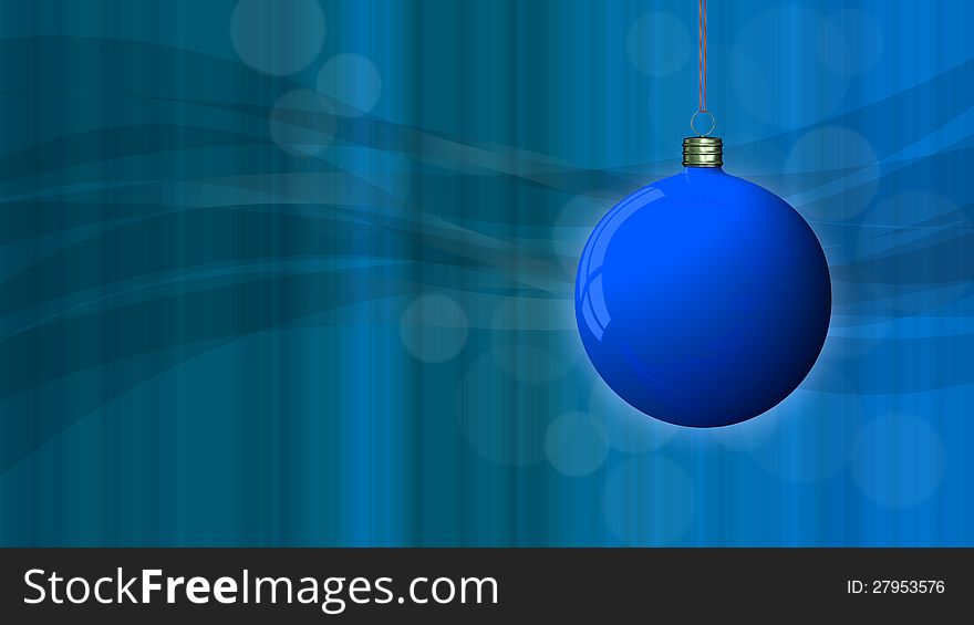 Blue Christmas Background